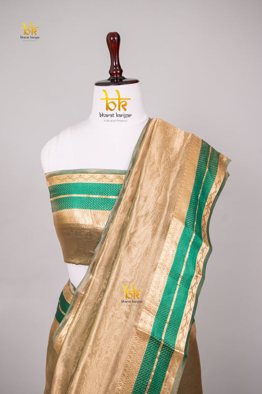 Banarasi Tissue handloom Silk Saree code-BSS11