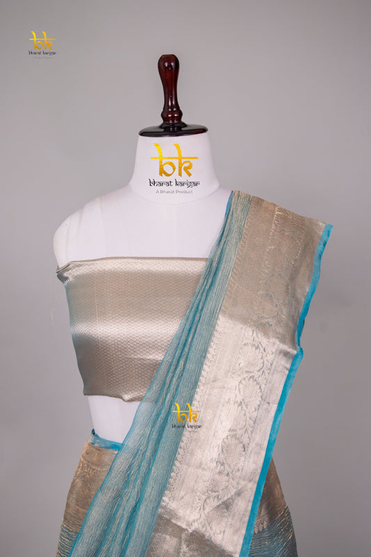 Banarasi Tissue handloom Silk Saree code-BSS14