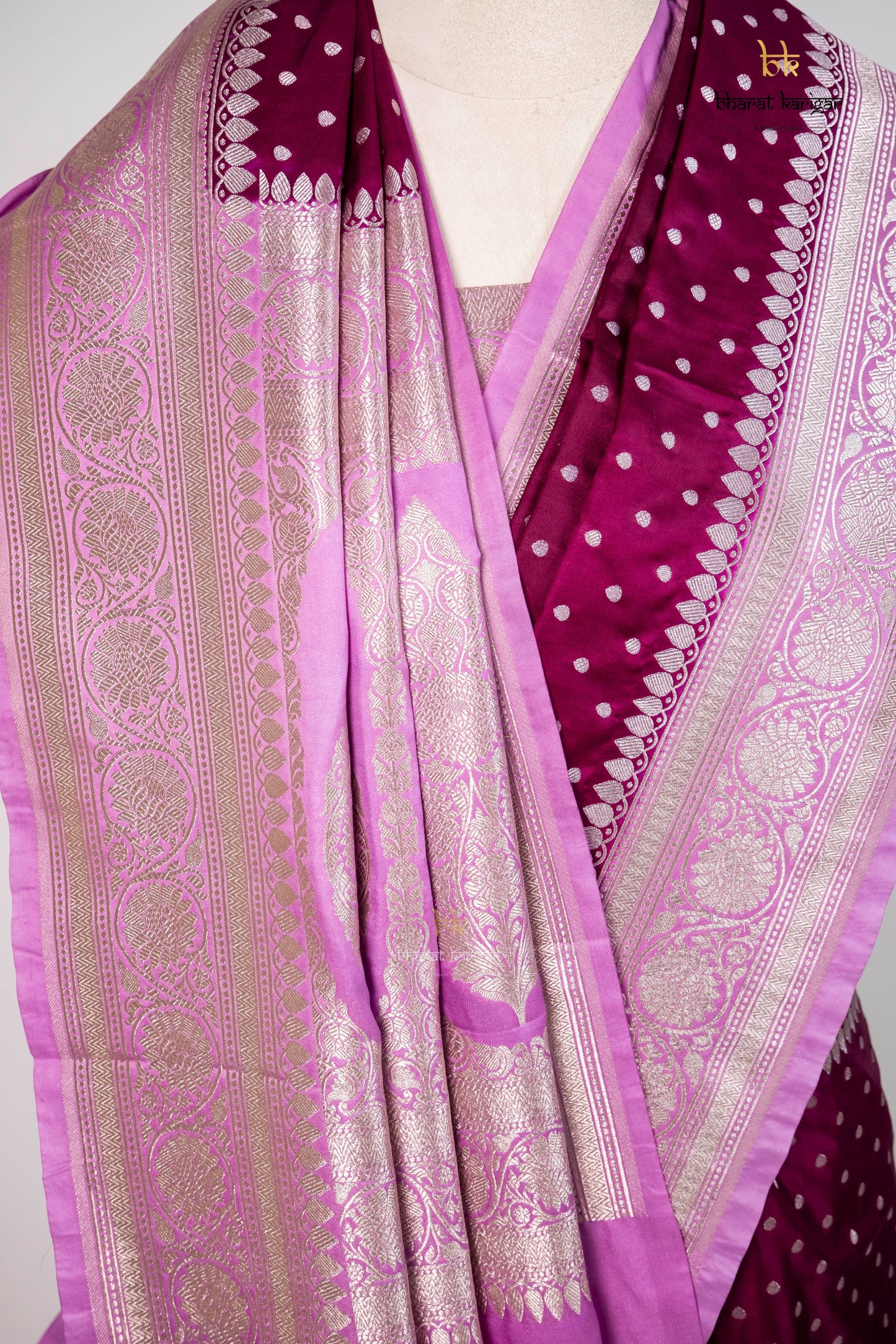 Banarasi mashru handloom Silk code-BSH29