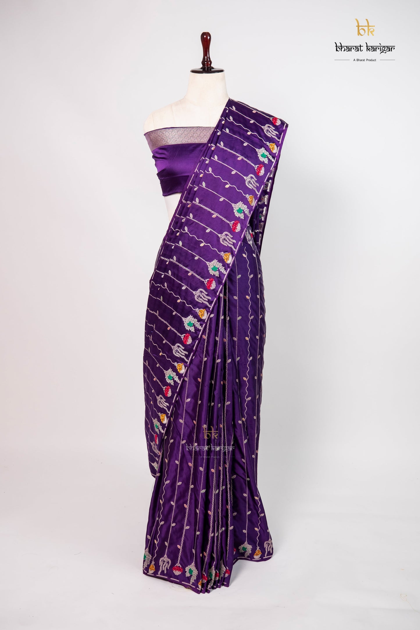 Banarasi mashru handloom Silk code-BSH34
