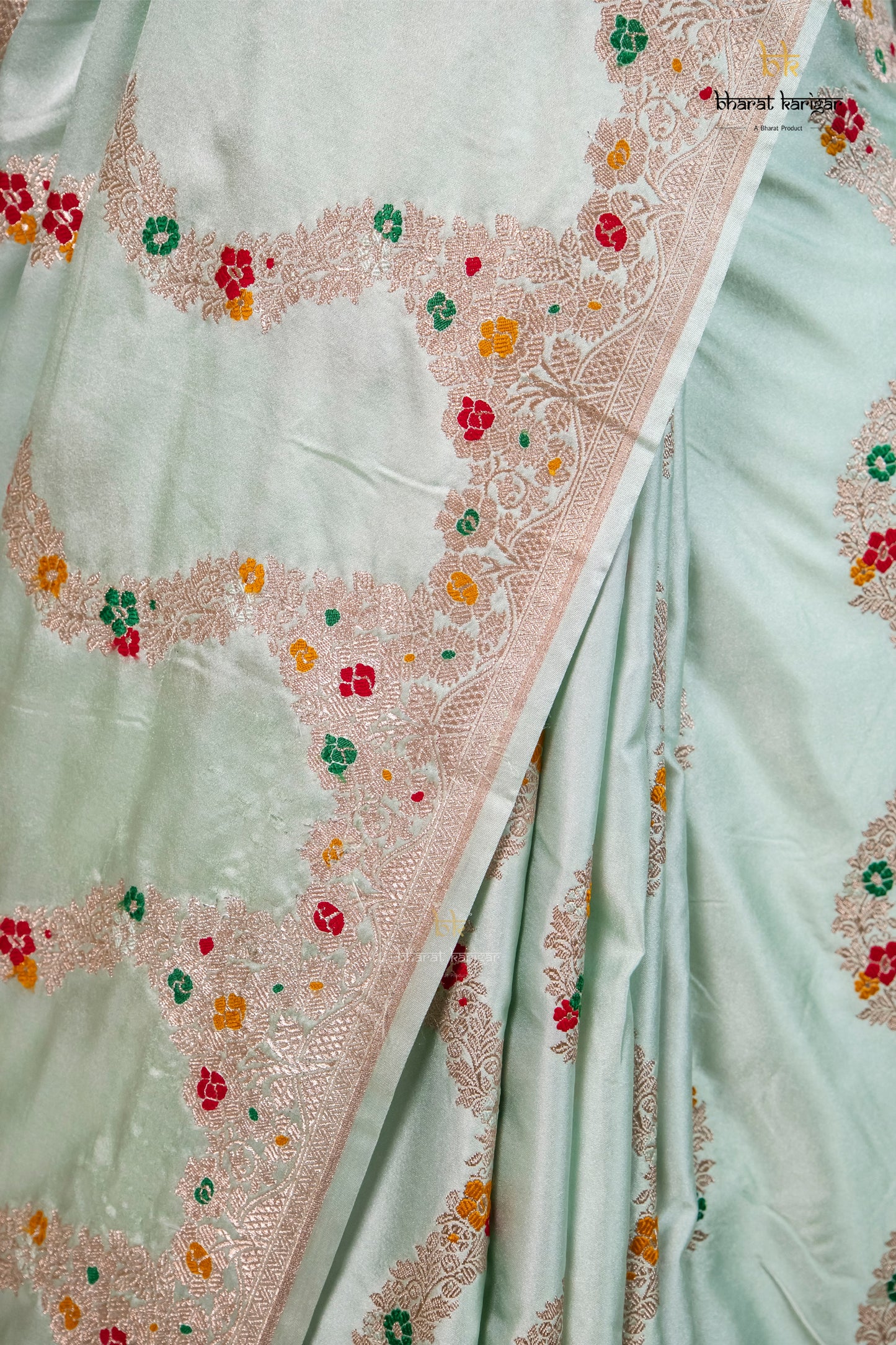 Banarasi mashru handloom Silk code-BSH40