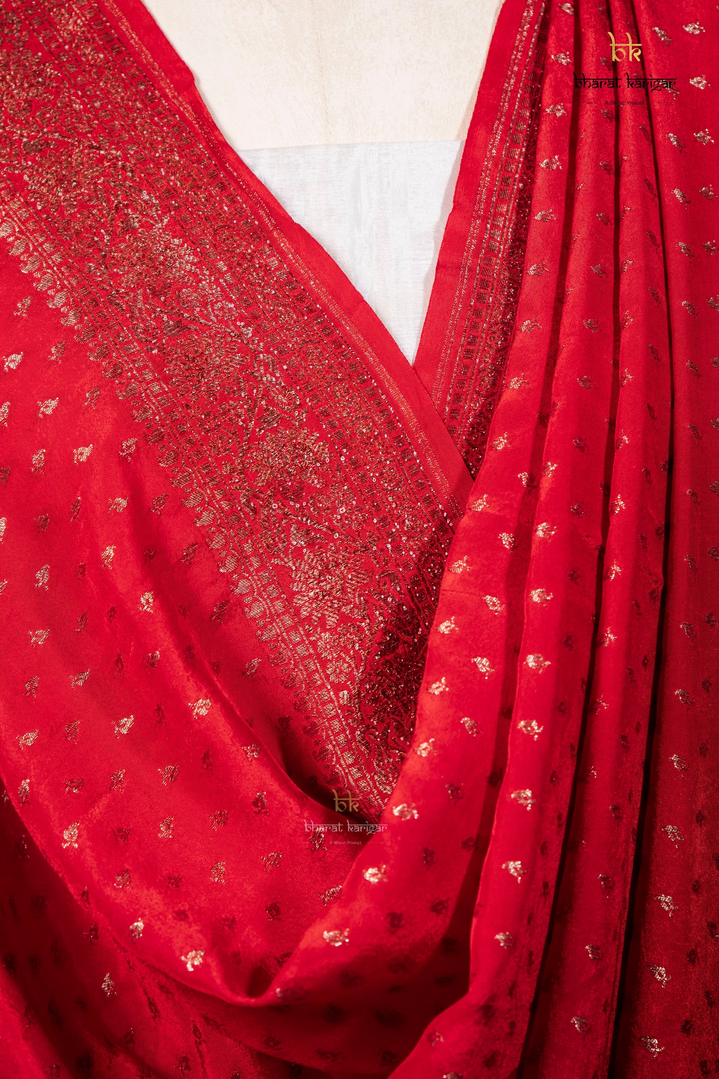 Banarasi Handloom Crepe Dupatta Code-BDH03