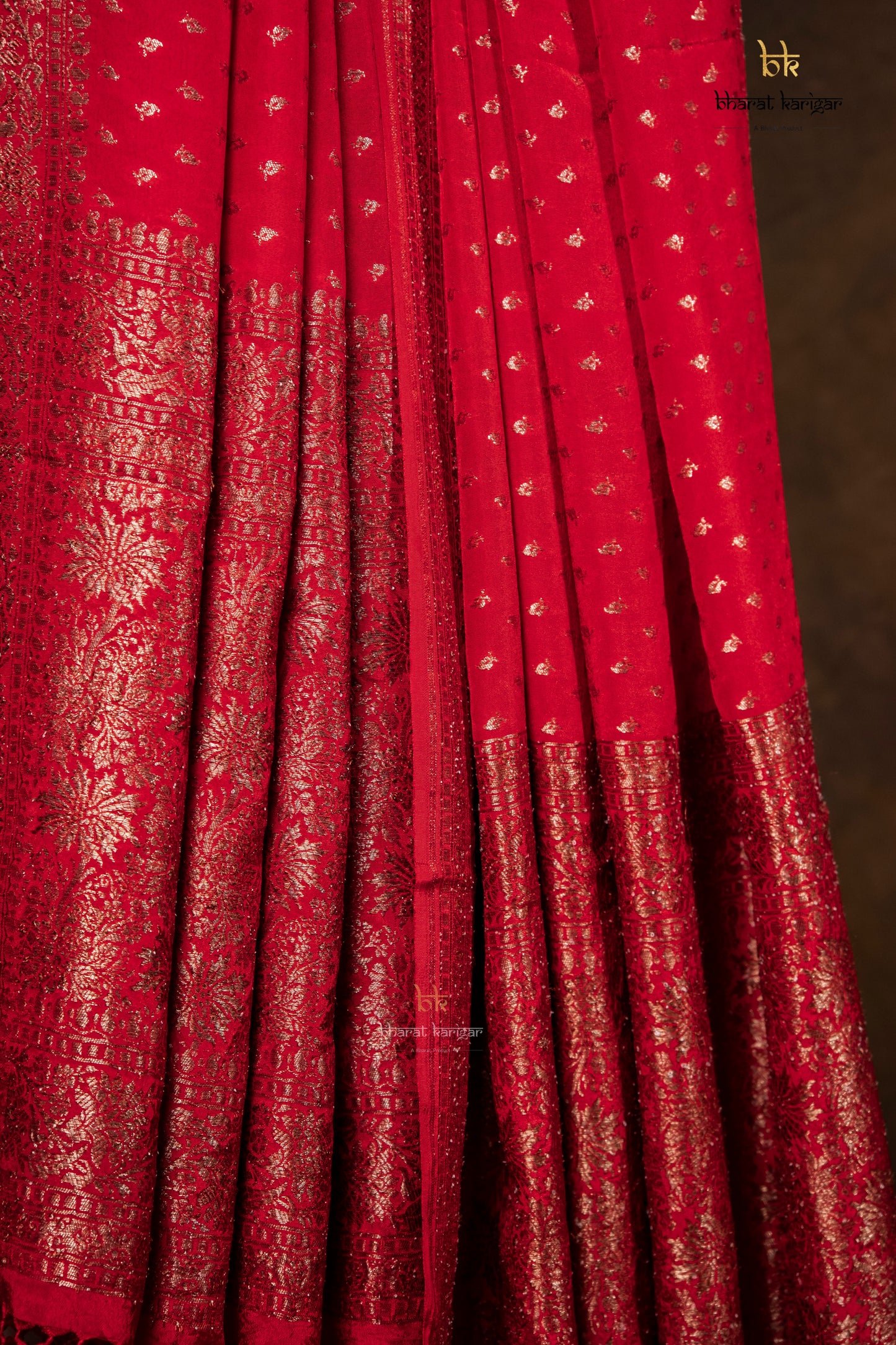 Banarasi Handloom Crepe Dupatta Code-BDH03
