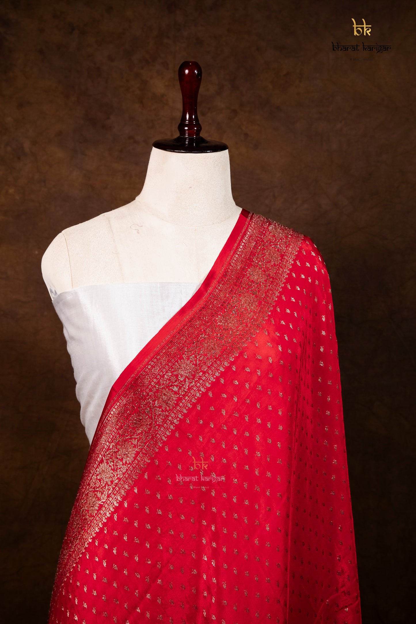 Banarasi Handloom Crepe Dupatta Code-BDH03