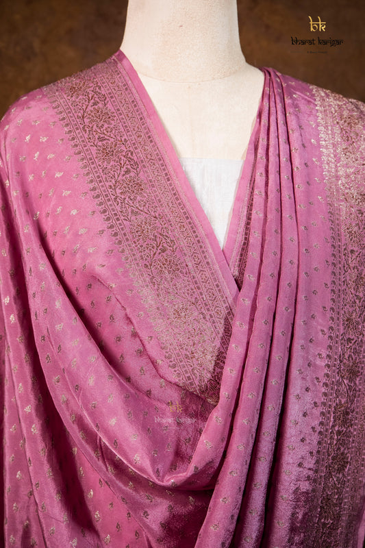 Banarasi Handloom Crepe Dupatta Code-BDH04