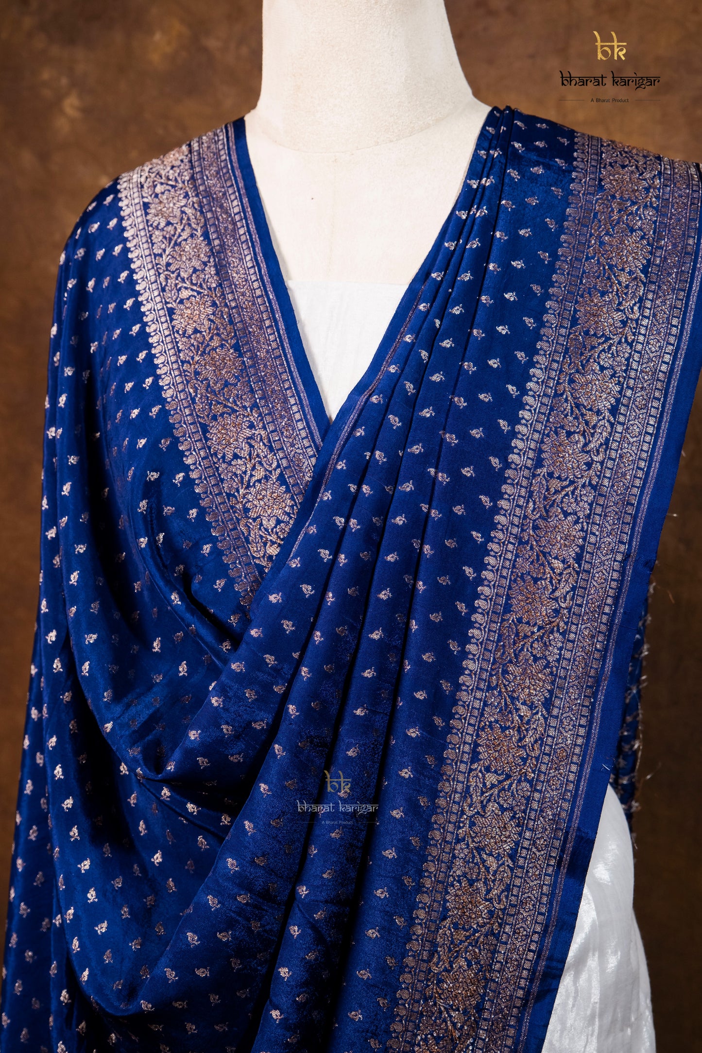 Banarasi Handloom Crepe Dupatta Code-BDH10