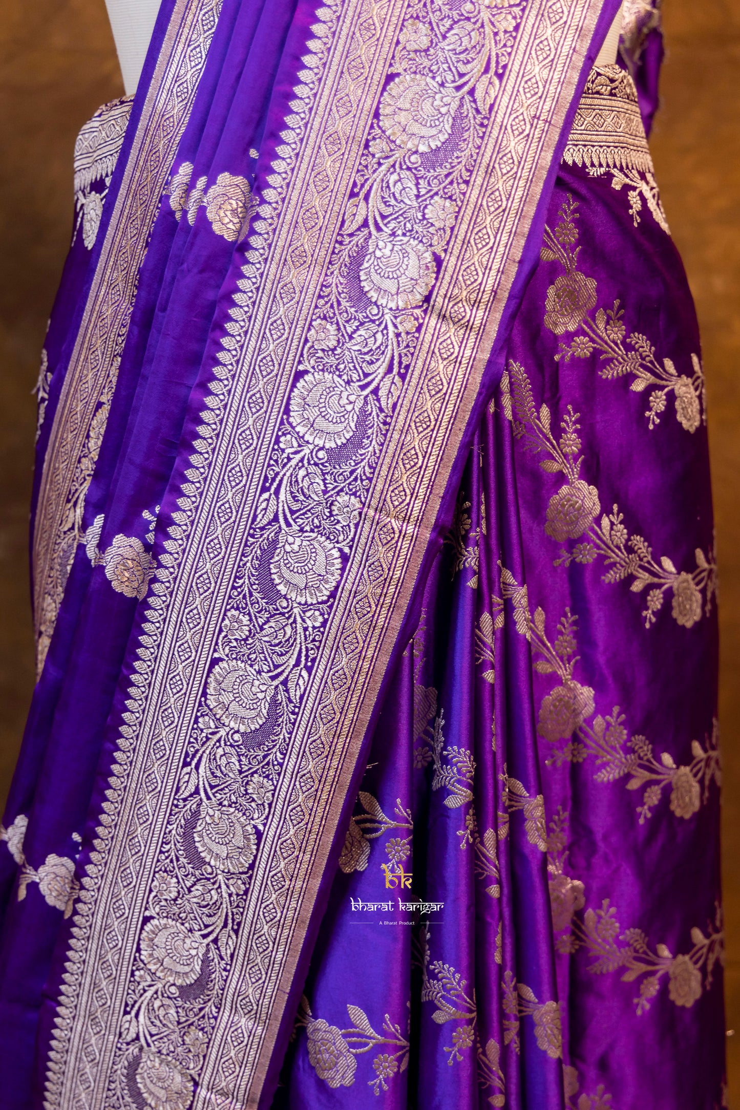 Banarasi mashru handloom Silk code-BYD047