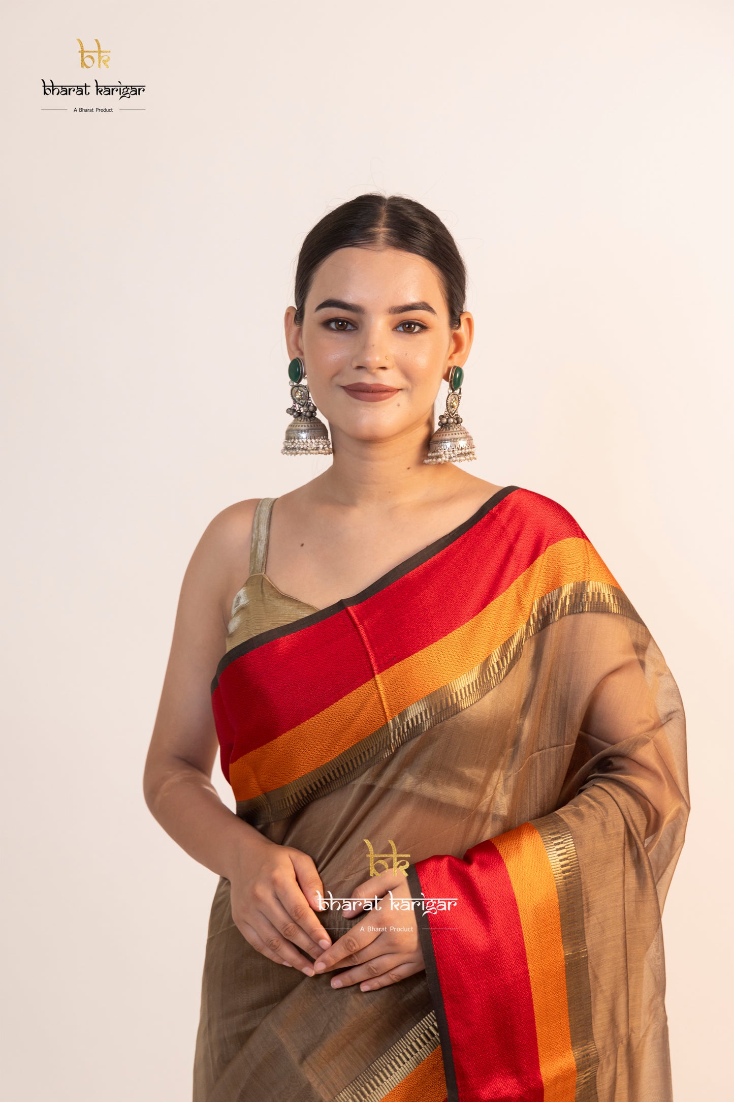 Maheshwari handloom Saree -Product code-THA001