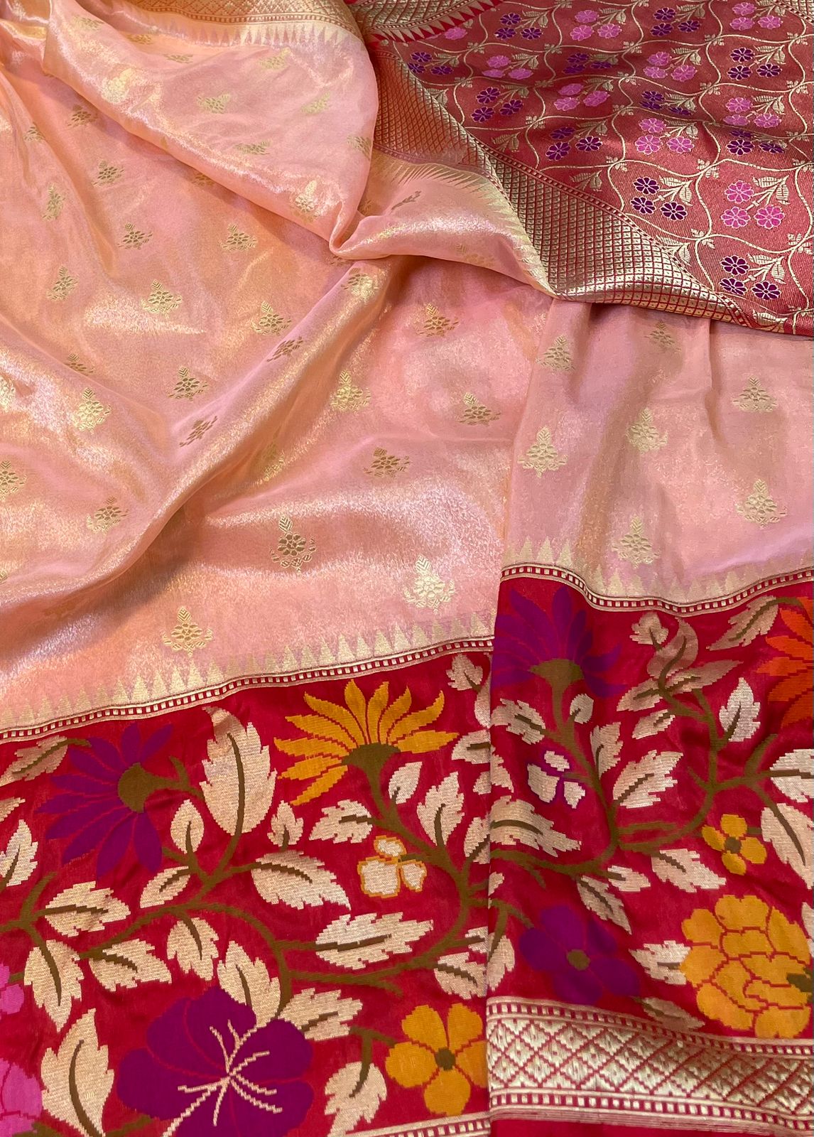Banarasi Tissue handloom Silk Saree code-BTA13