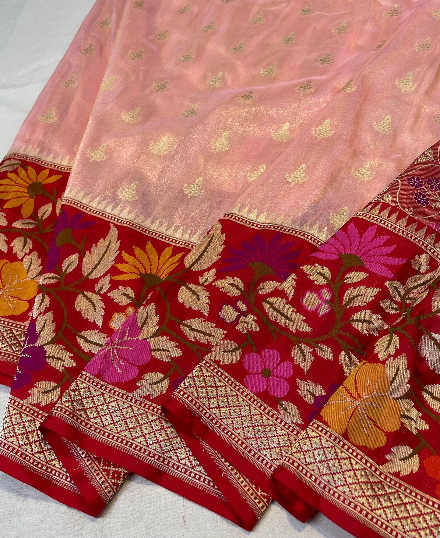 Banarasi Tissue handloom Silk Saree code-BTA13