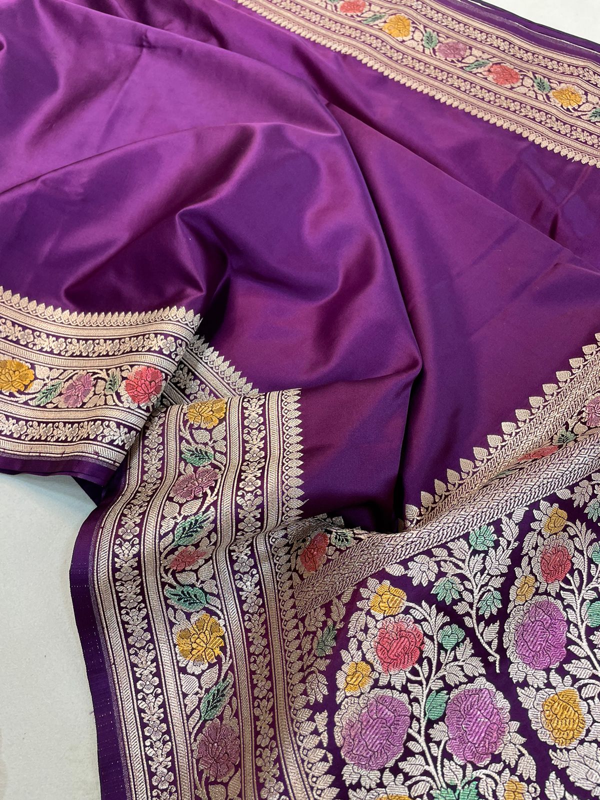 Banarasi mashru handloom Silk code-BSH71