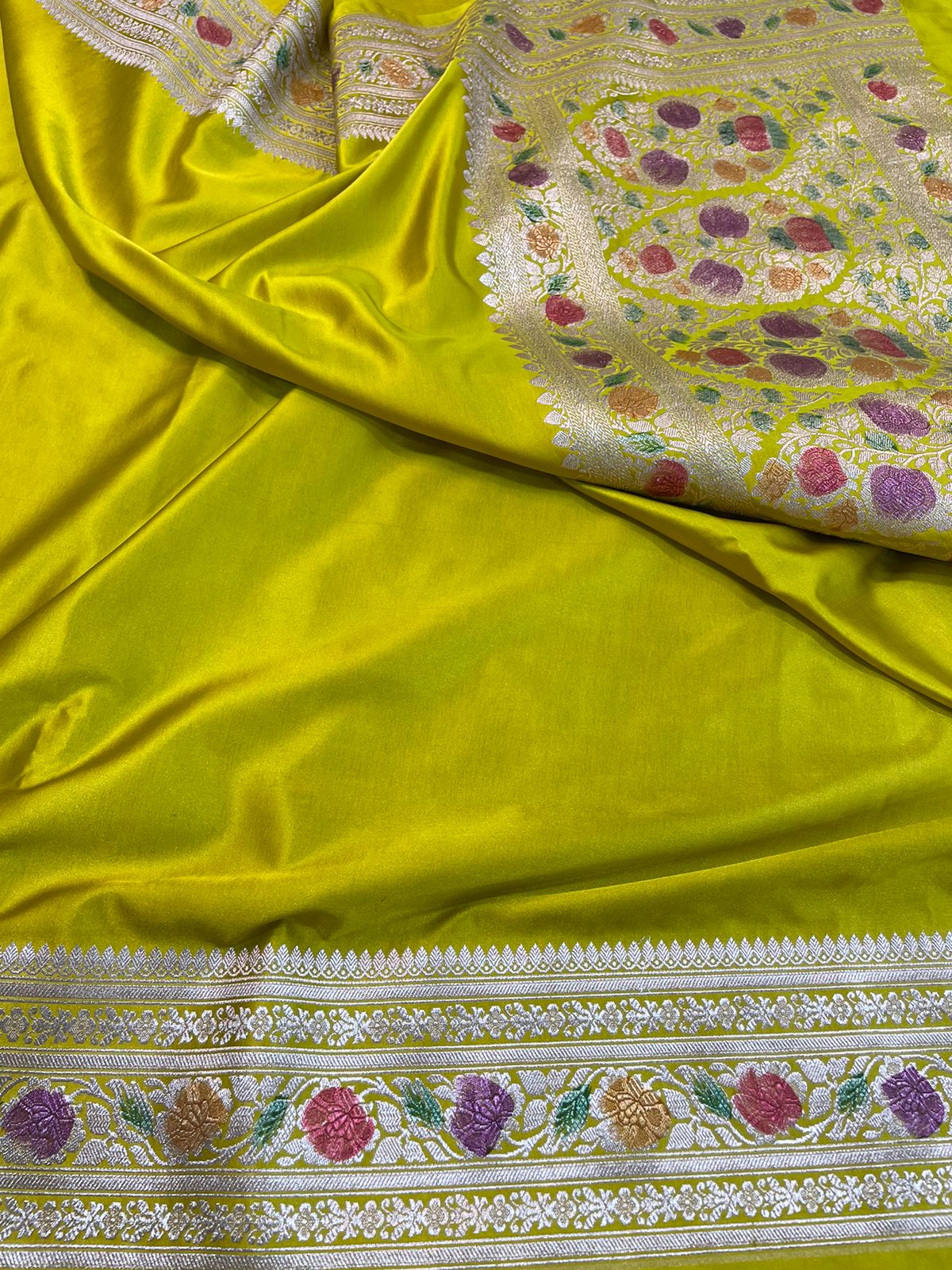 Banarasi mashru handloom Silk code-BSH73