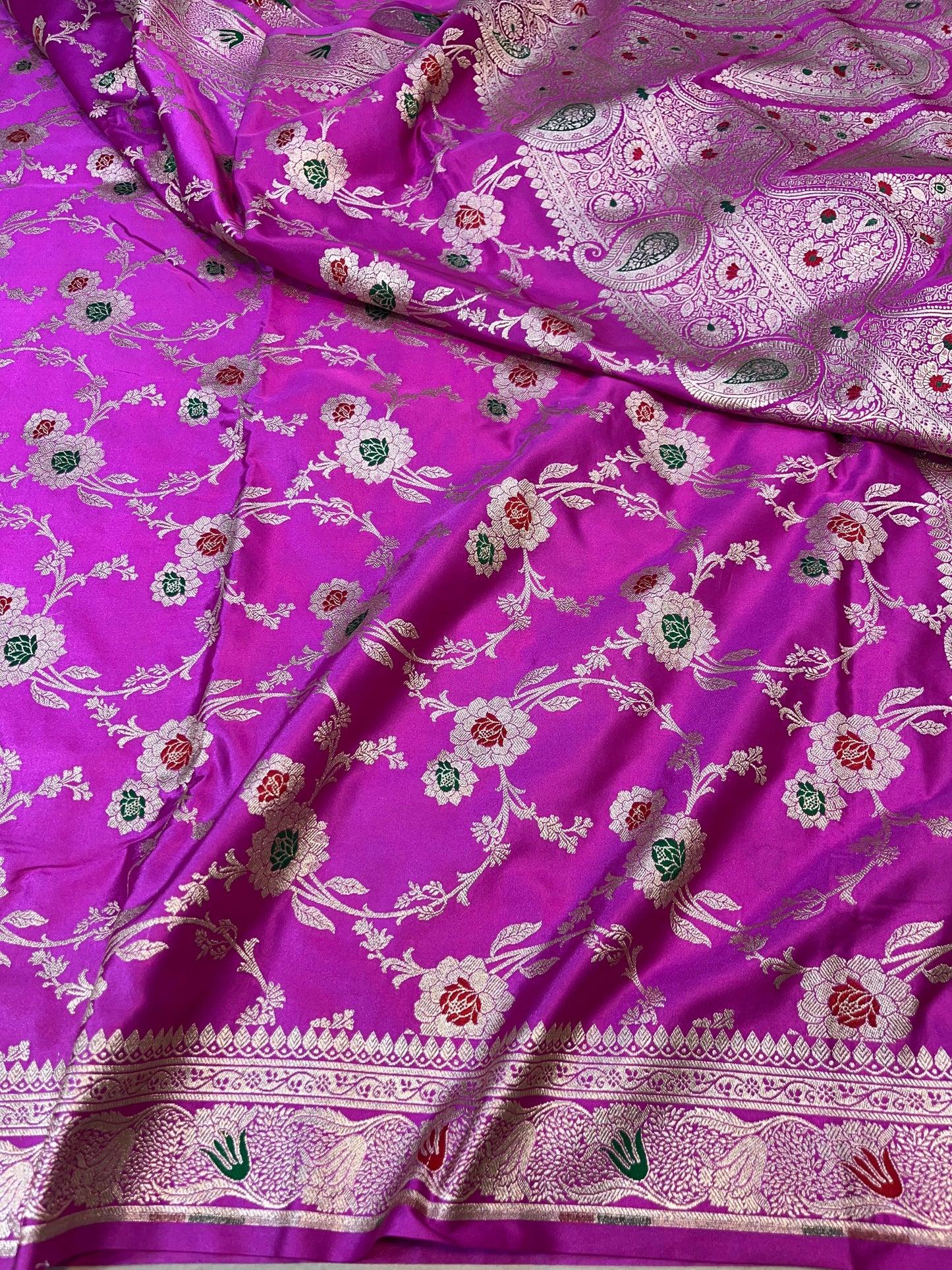 Banarasi mashru handloom Silk code-BSH57