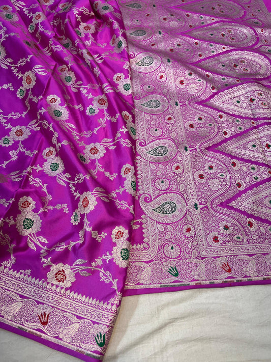 Banarasi mashru handloom Silk code-BSH57