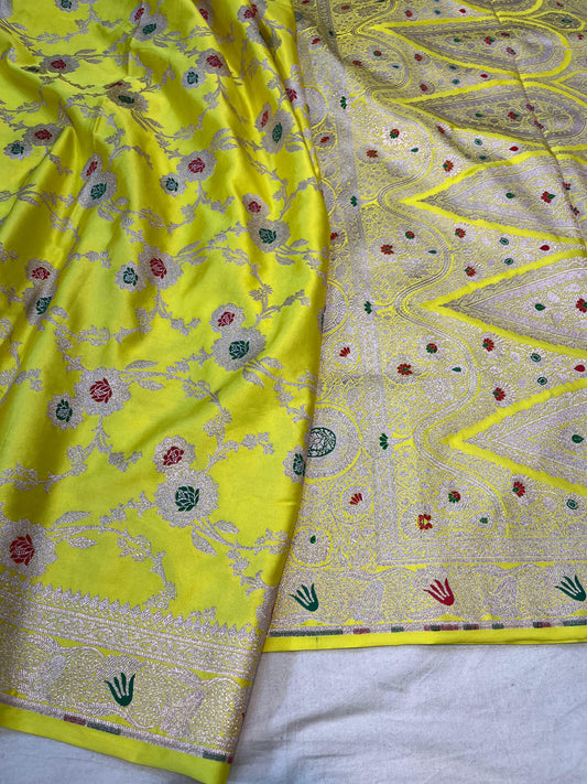Banarasi mashru handloom Silk code-BSH56