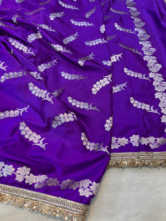Banarasi mashru handloom Silk code-BSH42