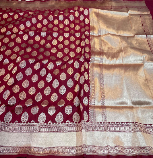 Banarasi Katan handloom Silk Saree code-BTA24