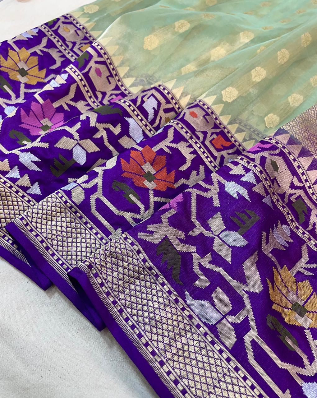 Banarasi Tissue handloom Silk Saree code-BTA15