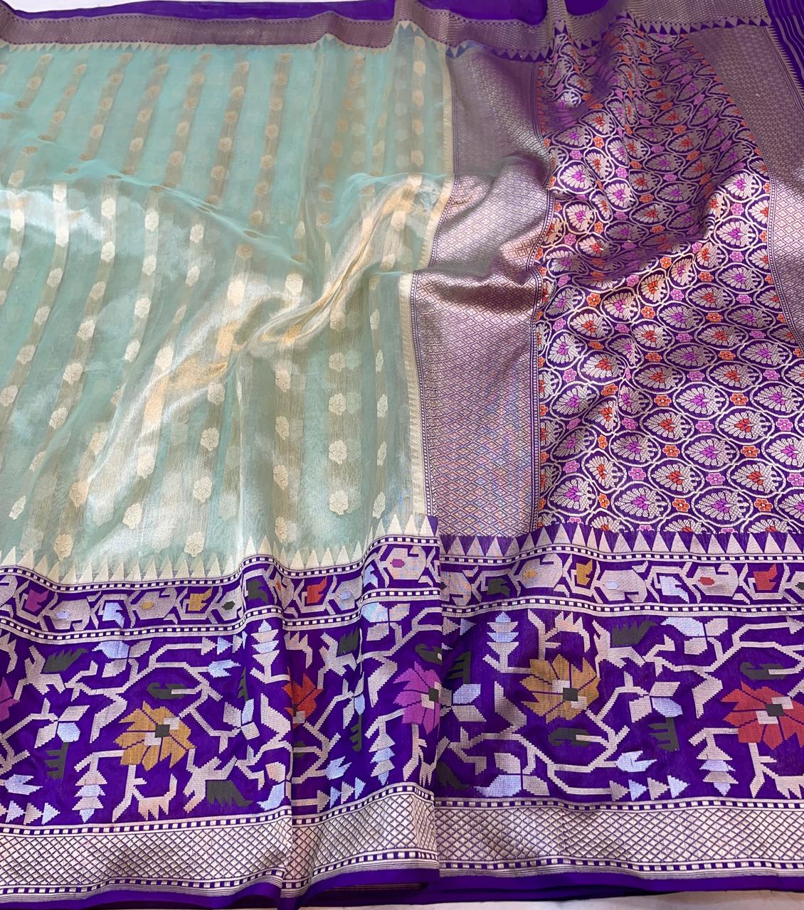 Banarasi Tissue handloom Silk Saree code-BTA15