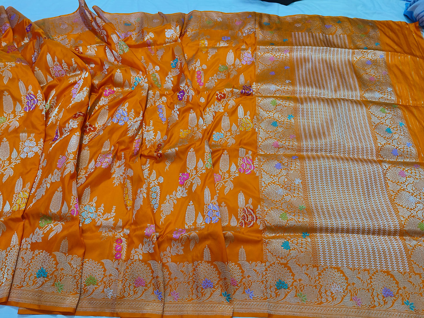 banarasi pure katan silk Saree Code-WEA066