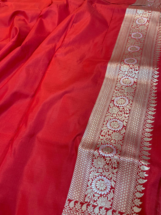 banarasi pure katan silk Saree Code-WEA058