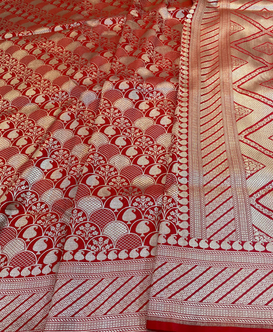 banarasi pure katan silk Saree Code-WEA057