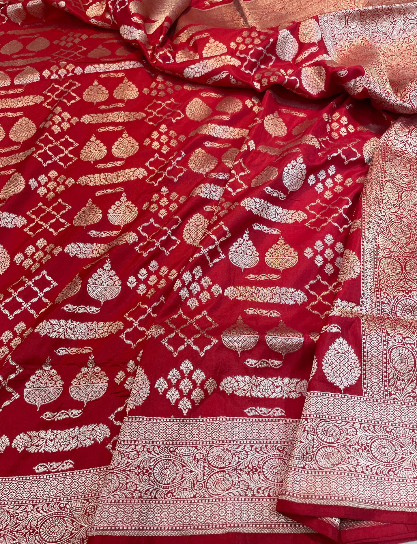 banarasi pure katan silk Saree Code-WEA058