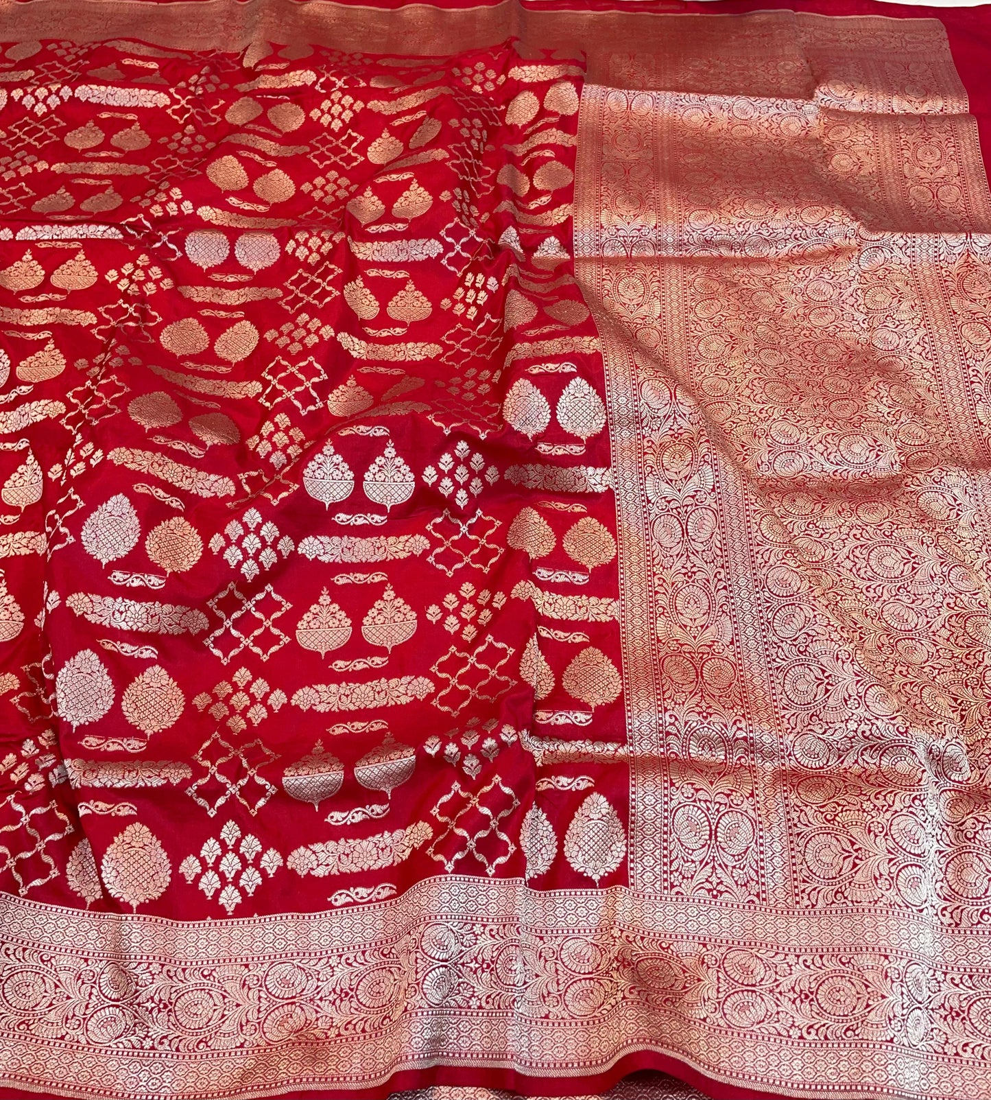 banarasi pure katan silk Saree Code-WEA058