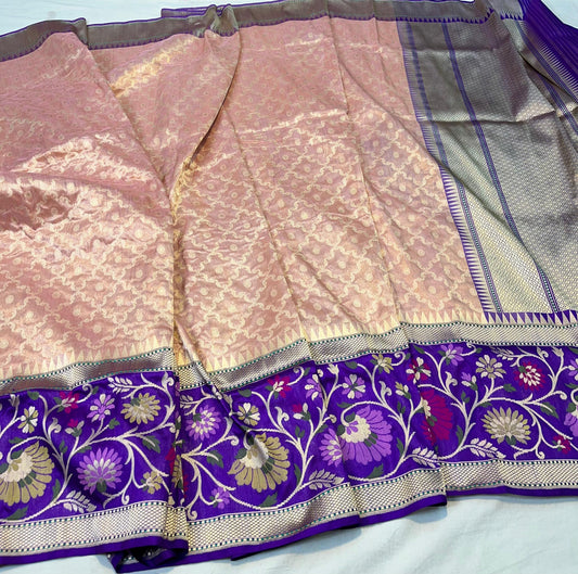 banarasi pure katan silk Saree Code-WEA053