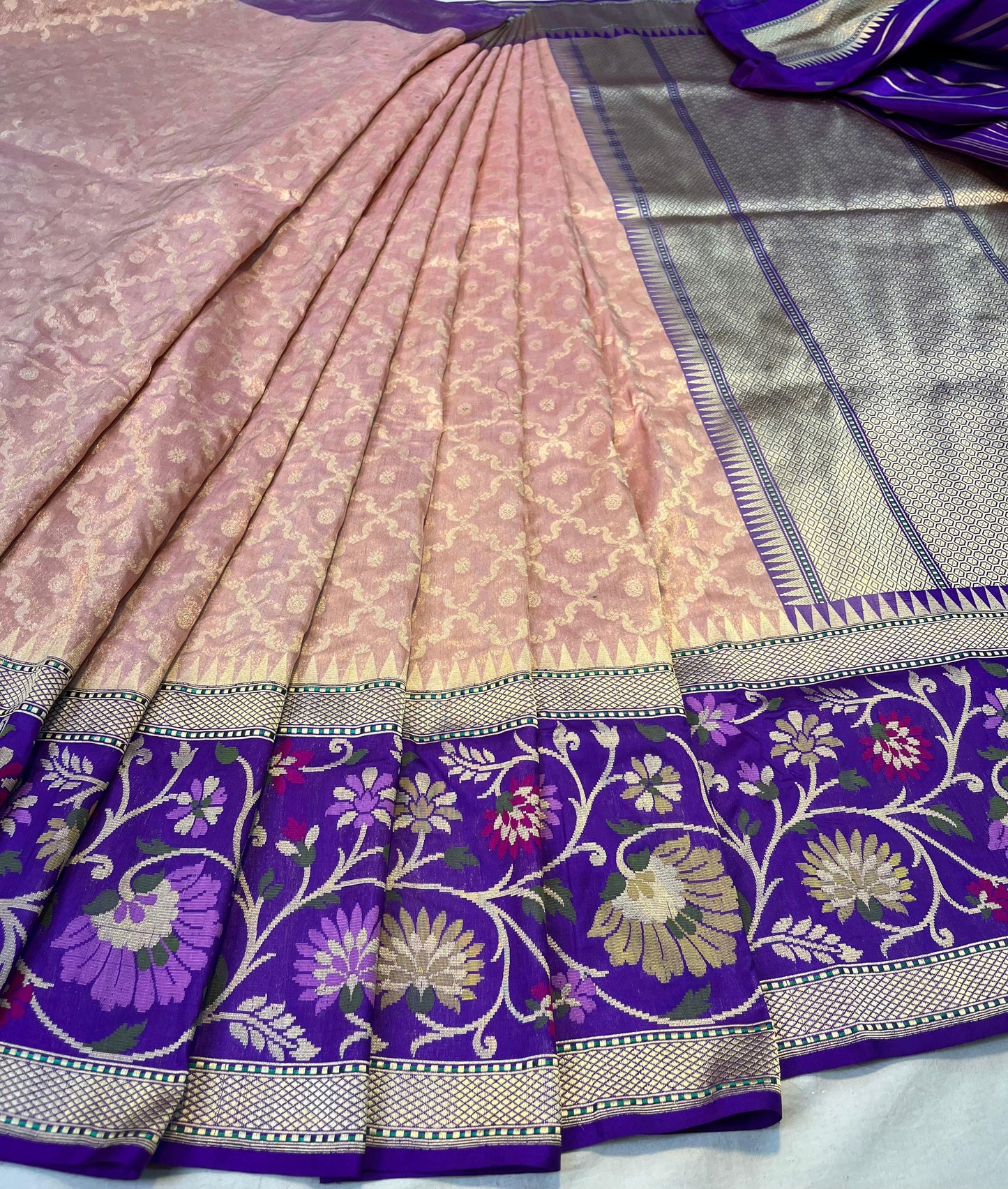 banarasi pure katan silk Saree Code-WEA053