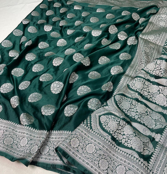 Banarasi mashru handloom Silk code-BSU08