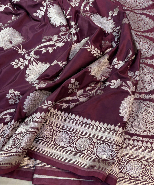 Banarasi mashru handloom Silk code-BSU11
