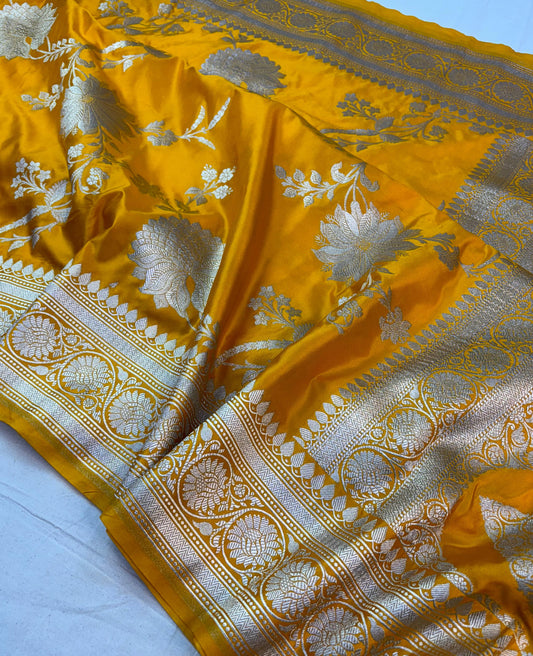 Banarasi mashru handloom Silk code-BSU12