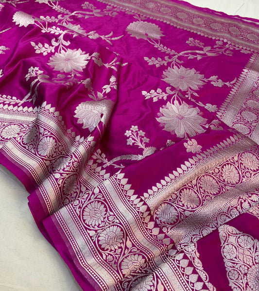 Banarasi mashru handloom Silk code-BSU13