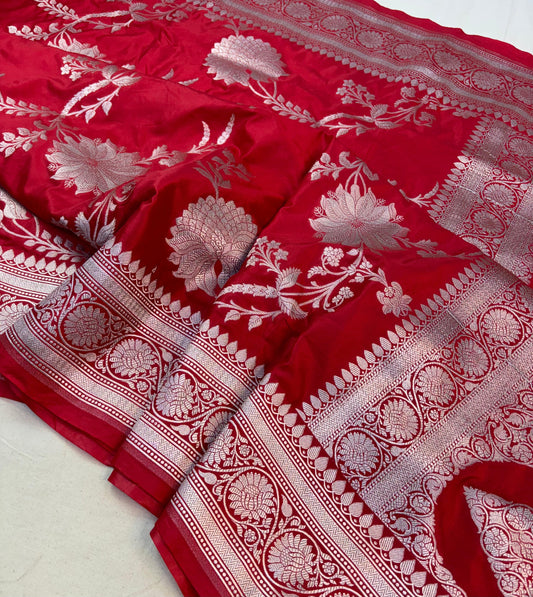 Banarasi mashru handloom Silk code-BSU15