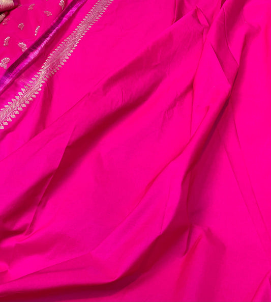 Banarasi mashru handloom Silk code-BSU17