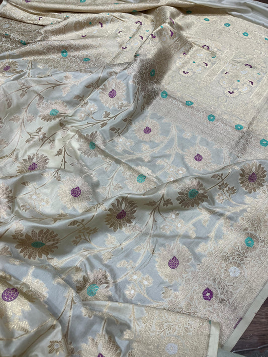 banarasi pure katan silk Saree Code-WEA041