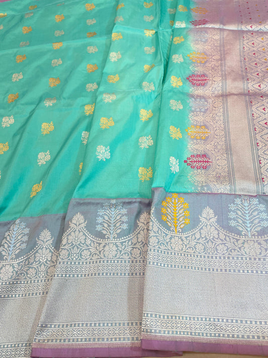 banarasi pure katan silk Saree Code-WEA039