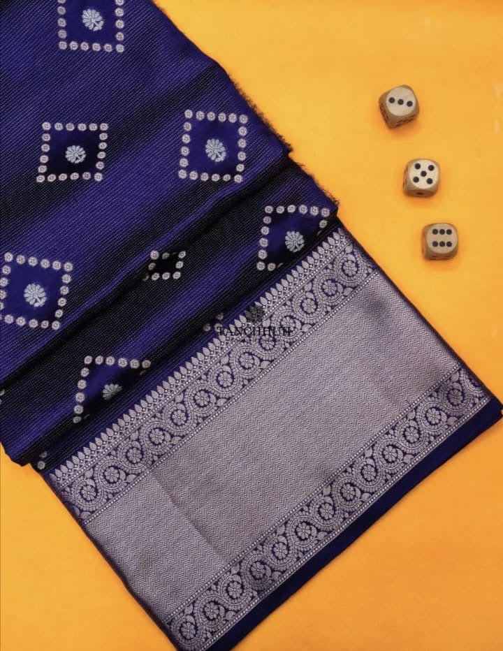 Banarasi handloom premium Katan silk saree Code-SUA033