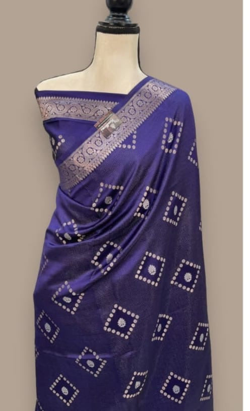 Banarasi handloom premium Katan silk saree Code-SUA033