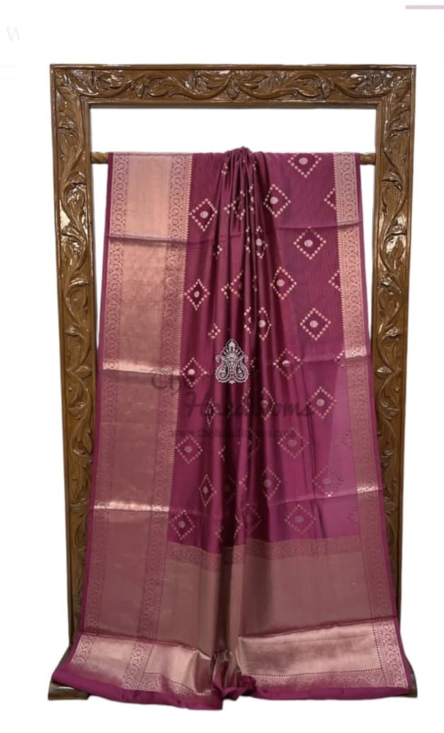 Banarasi handloom premium Katan silk saree Code-SUA032