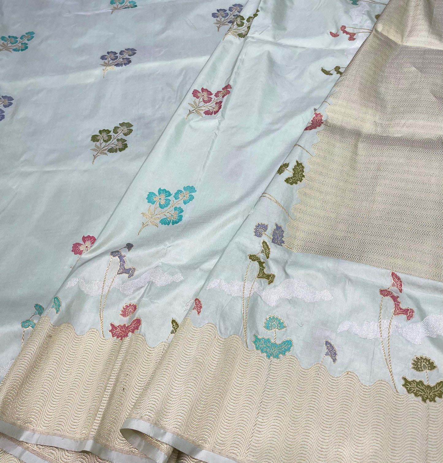 banarasi pure katan silk Saree Code-WEA038