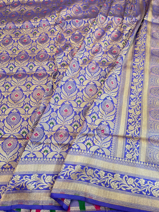 banarasi pure katan silk Saree Code-WEA033