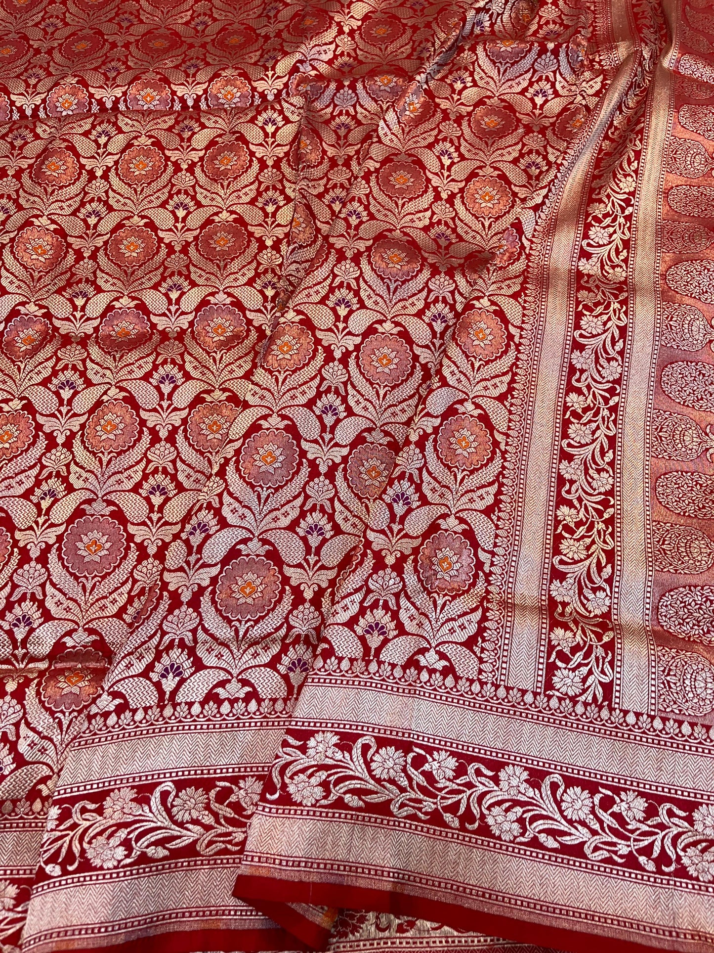 banarasi pure katan silk Saree Code-WEA036