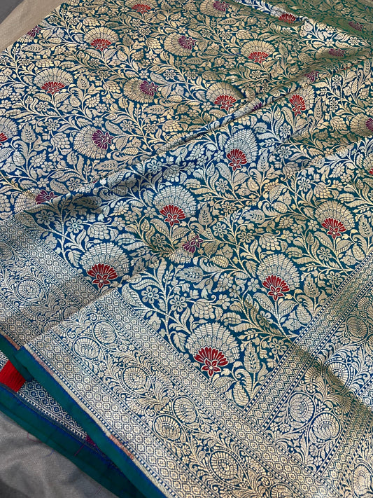 banarasi pure katan silk Saree Code-WEA037