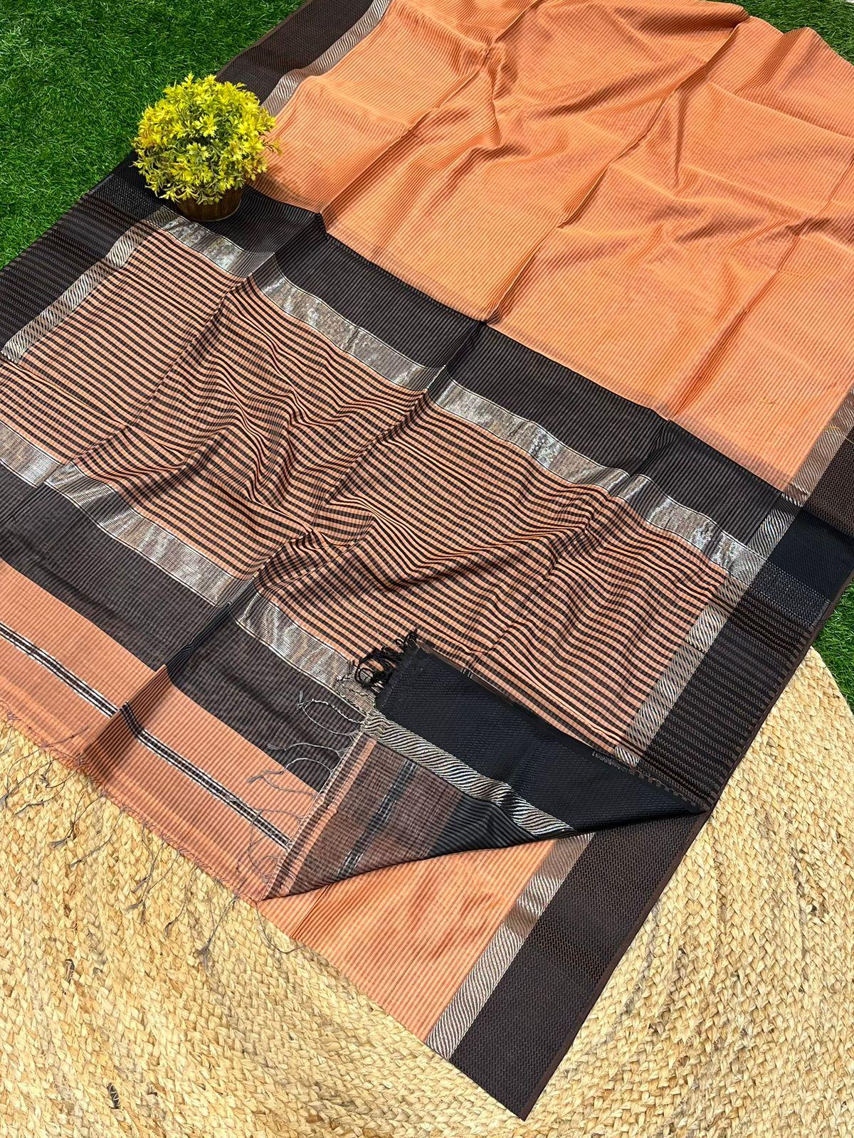 Maheshwari handloom Saree -Product code-THA083