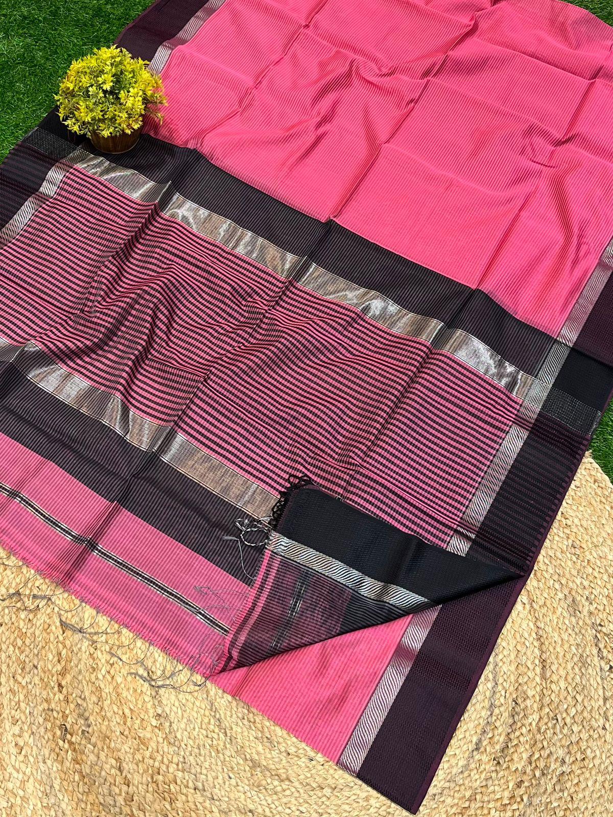 Maheshwari handloom Saree -Product code-THA084