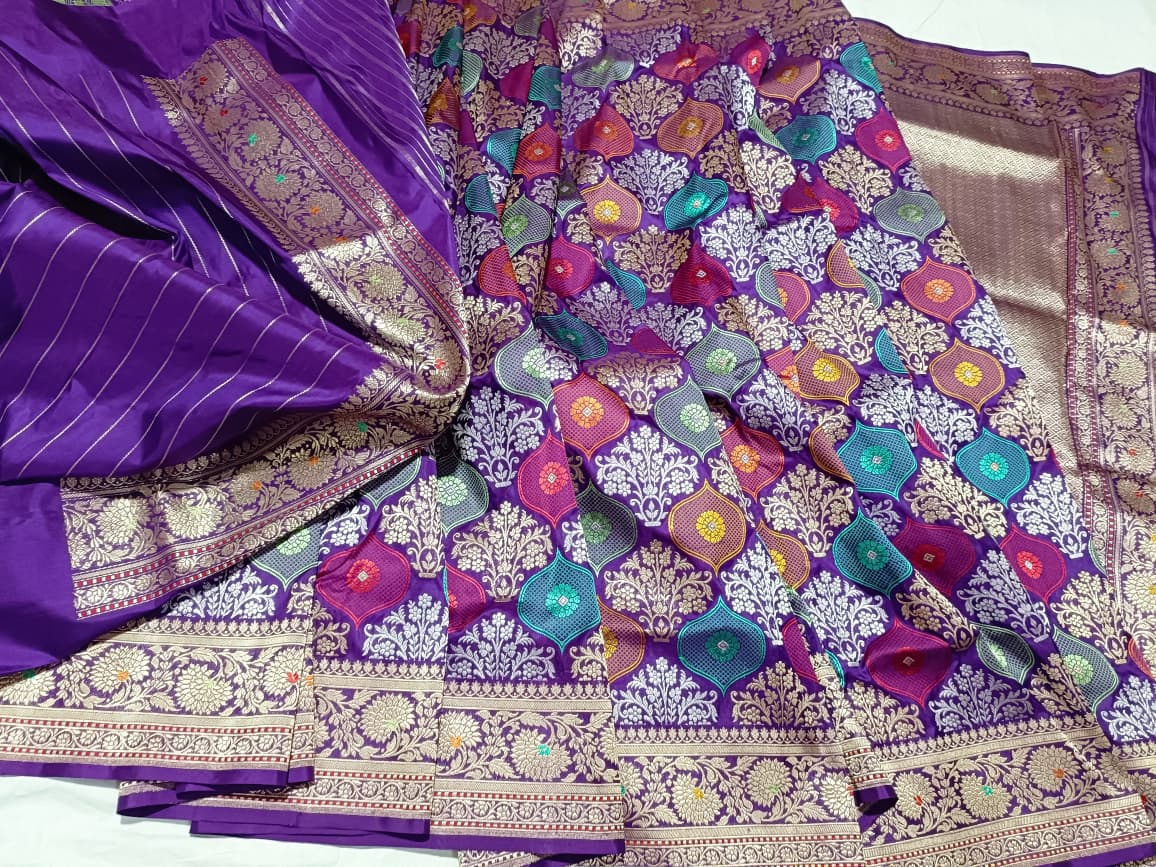 banarasi pure katan silk Saree Code-WEA031