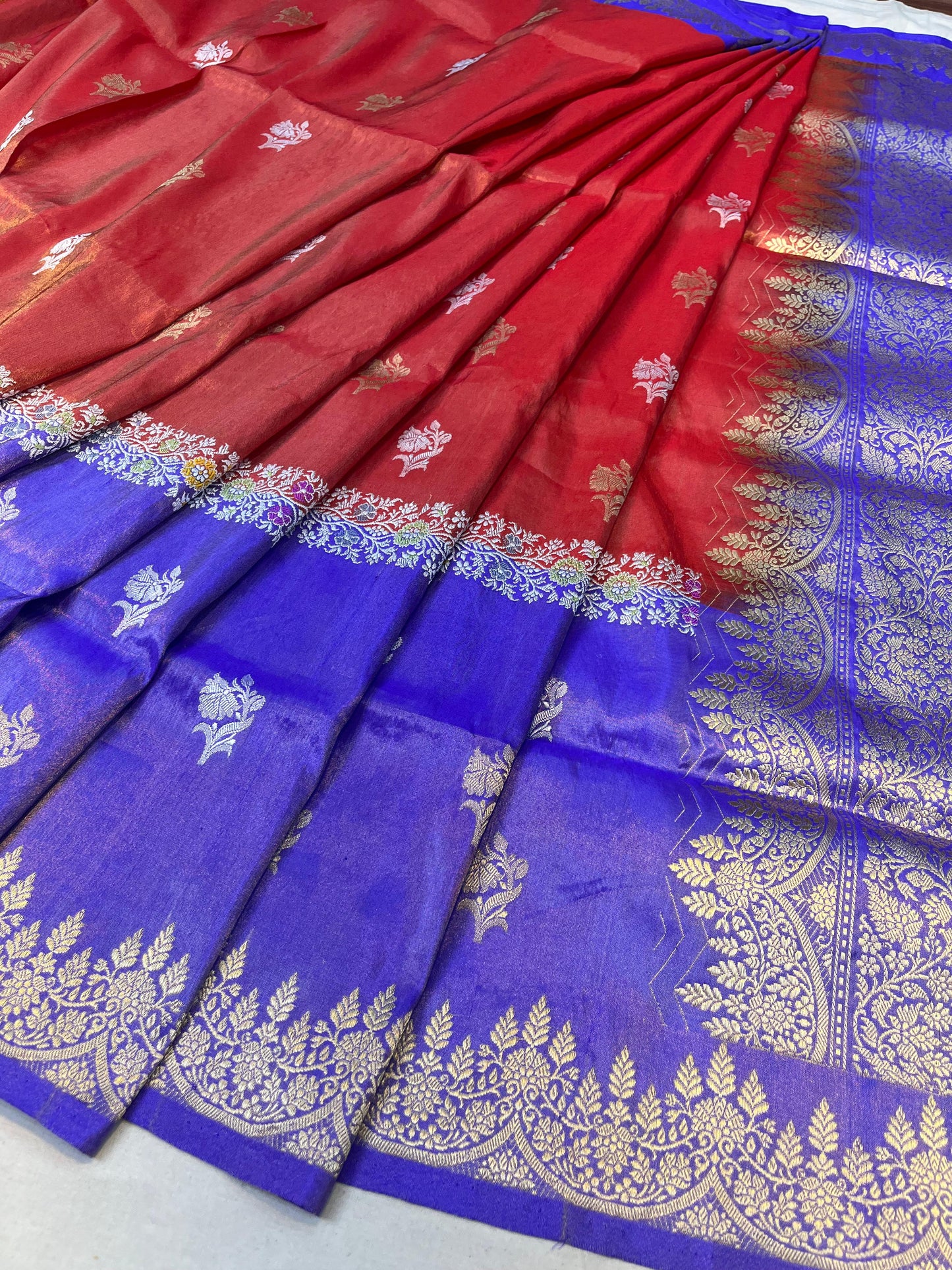 banarasi pure katan silk Saree Code-WEA030