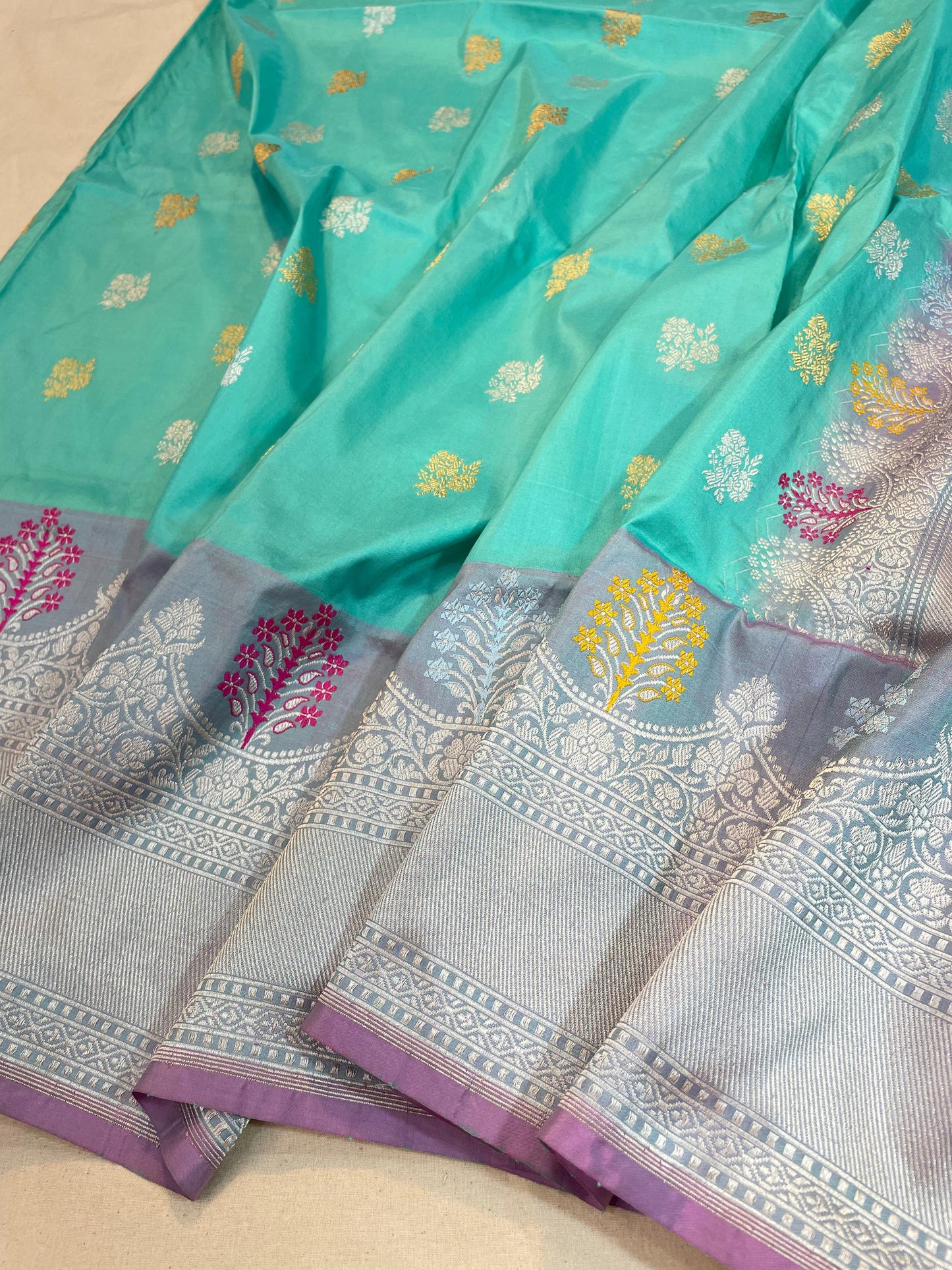banarasi pure katan silk Saree Code-WEA027